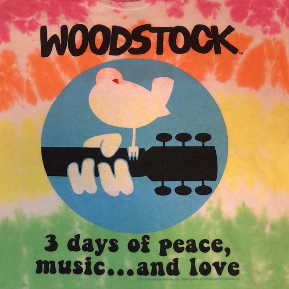 Liquid Blue Woodstock Tie Dye Tee Shirt - Picture 2 of 12